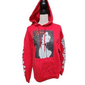 Selena Red Hoodie Size Medium Tejano Band Icon